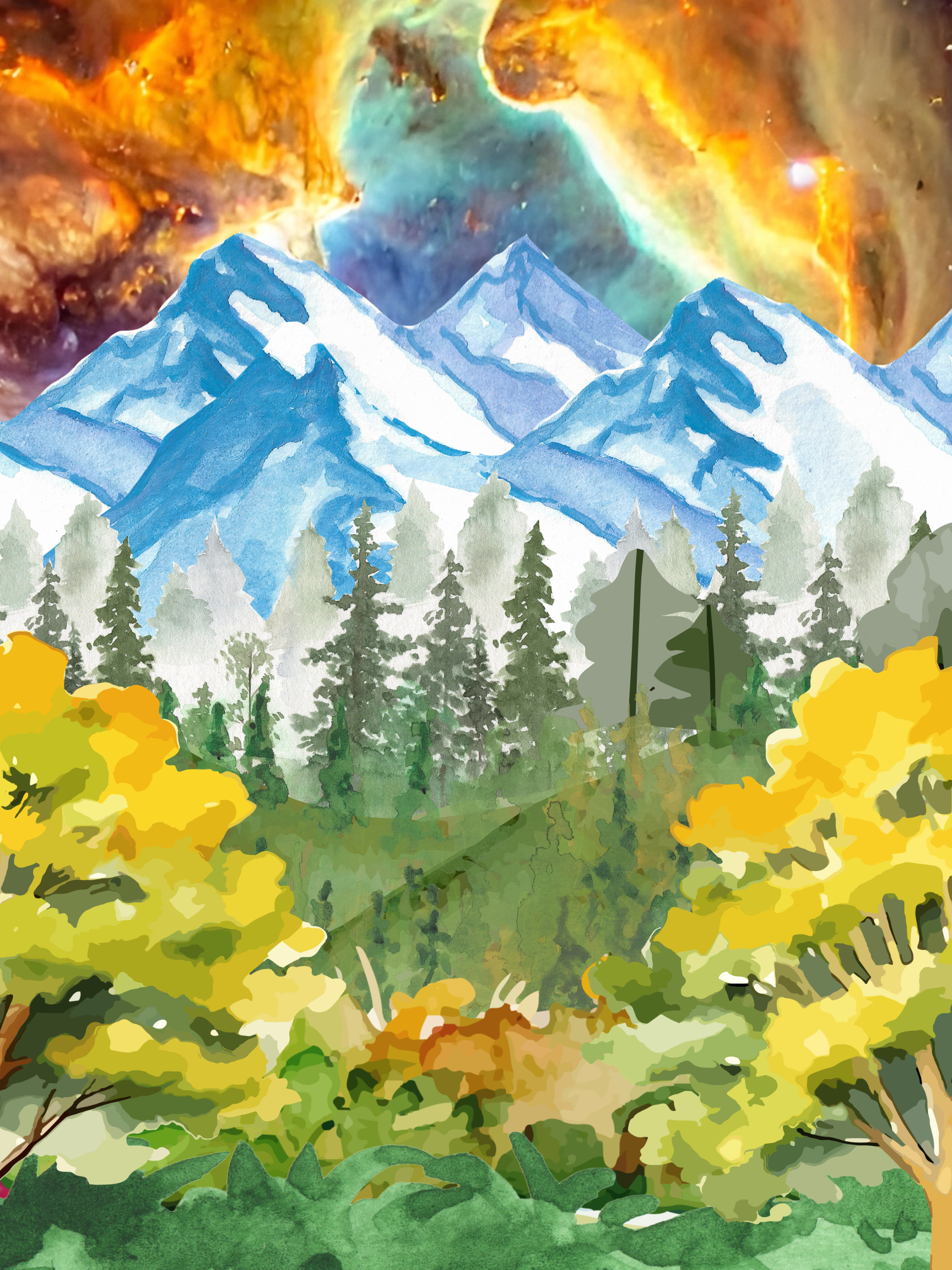 Firelike Skies- Adventure Series Poster- Patreon