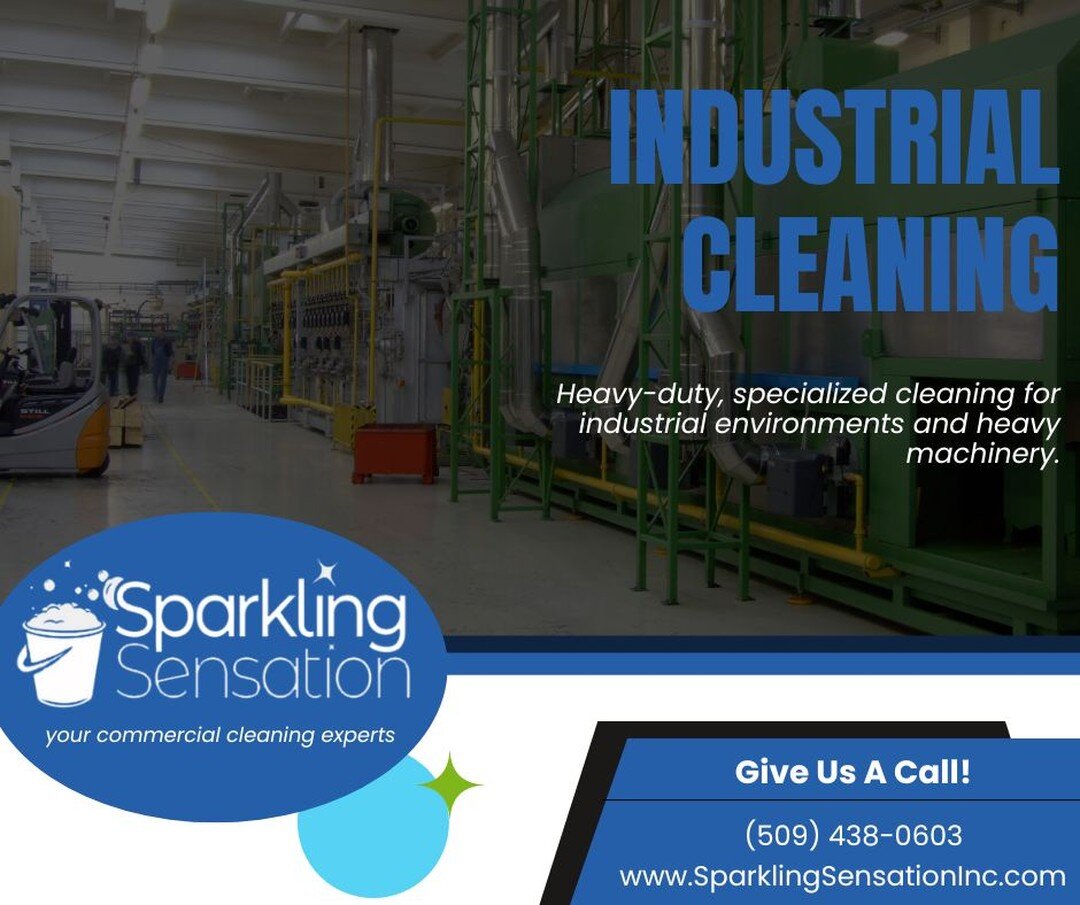Our industrial cleaning services are designed to exceed your expectations and keep your operations running smoothly! Give us a call for a free estimate.
(509) 438-0603 | www.SparklingSensationInc.com
#industrialcleaningichland #commercialcleaningkenn