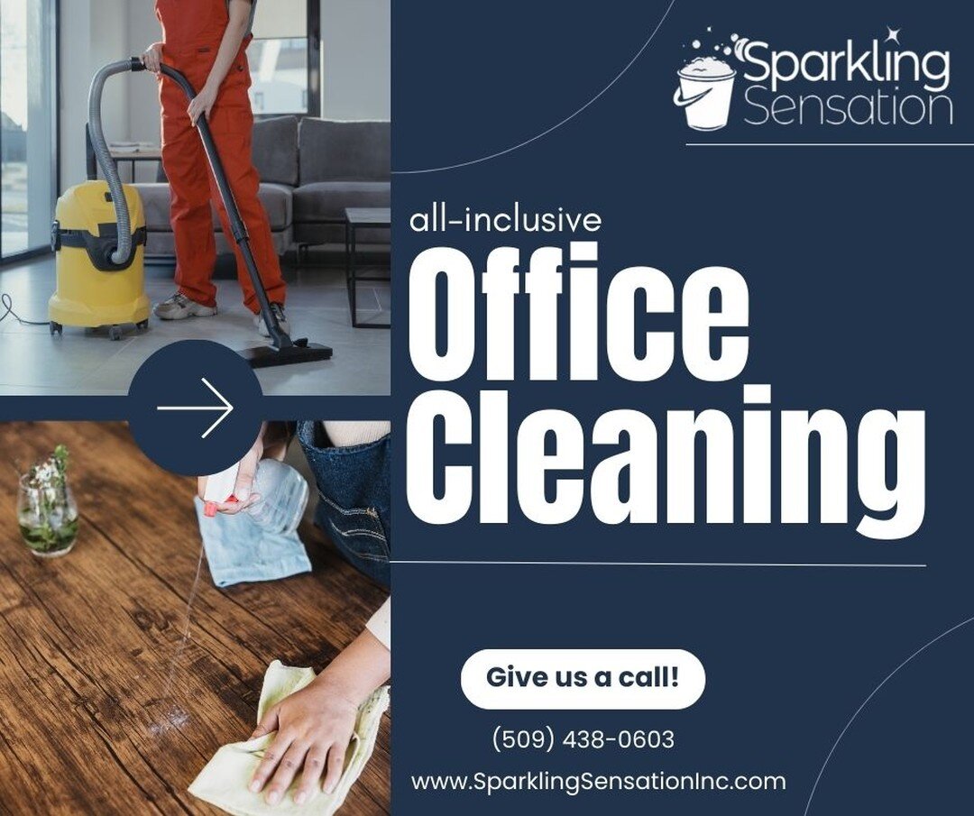 If you have an office, we want to clean it! Sparkling Sensation is the premier office cleaning service in Richland Pasco and Kennewick- give us a call today for a free estimate!
(509) 438-0603 | www.SparklingSensationInc.com
#officecleaningkennewick 