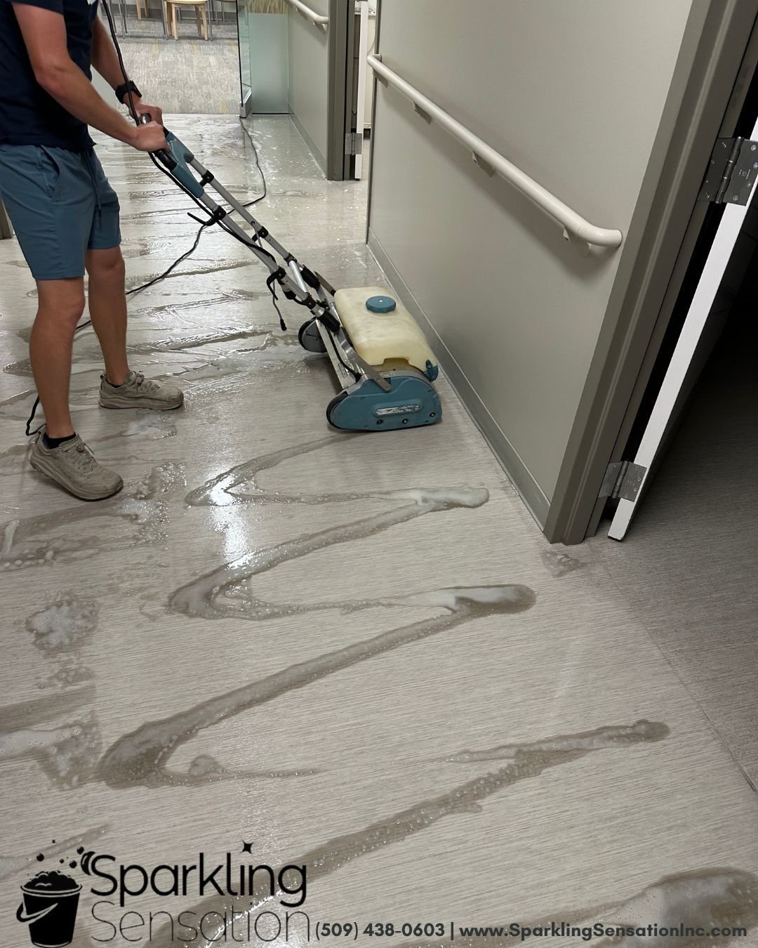 Professional floor cleaning makes a bigger difference than you think. Clean floors = better first impressions. Sparkling Sensation, Inc. is here to help with that!
www.SparklingSensationInc.com