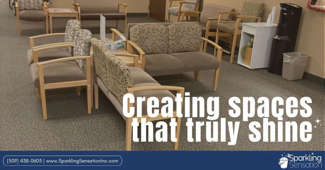A clean facility doesn't just look good- it boosts morale too! Let our expert cleaning team create a space that truly shines ✨
www.SparklingSensaitonInc.com
Your Richland, Pasco, and Kennewick commercial cleaning experts!