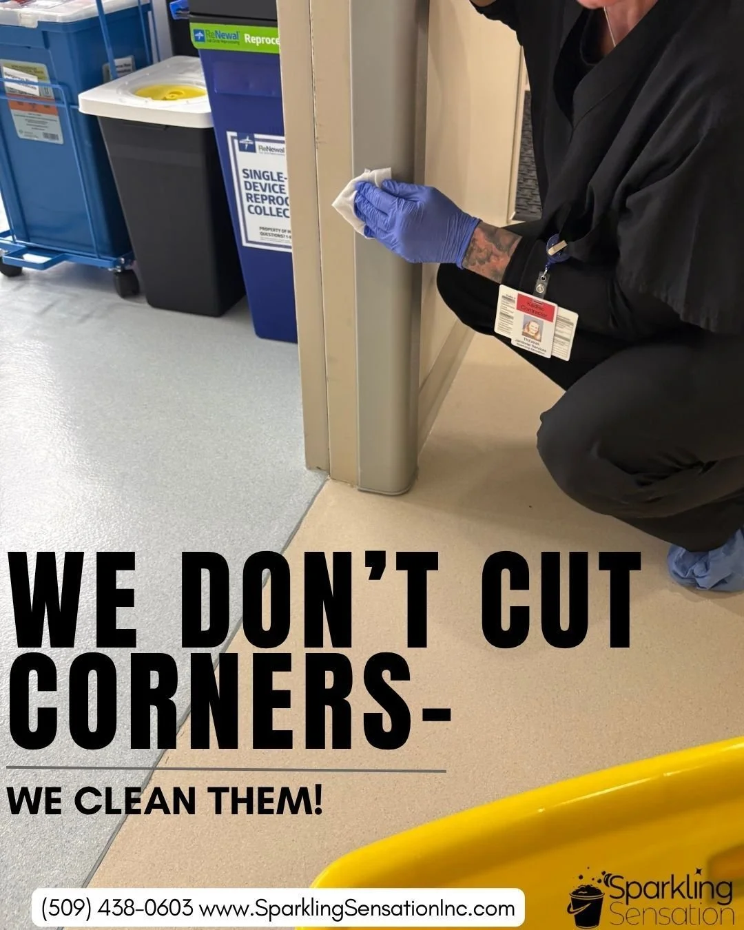 Sparkling Sensation, Inc. takes pride in helping local businesses stay clean, professional, and stress-free. Without cutting corners!

Ready to experience the difference?
📞 Give us a call!
(509) 438-0603 | www.SparklingSensationInc.com
