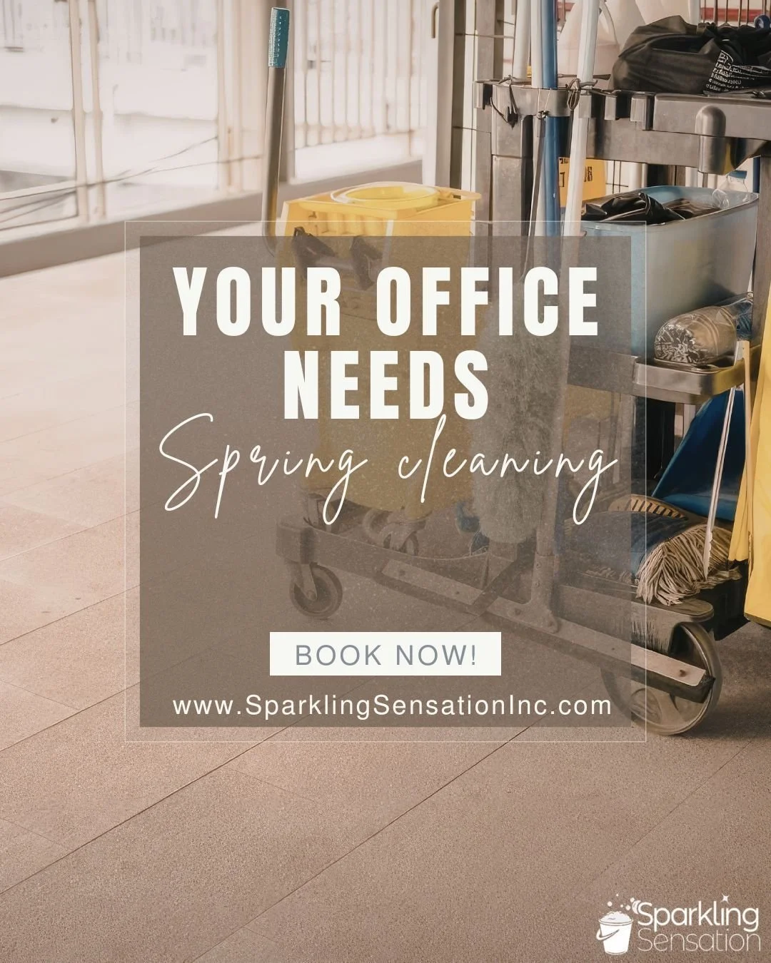 Winter can leave behind more than just cold weather- dust and germs can build up in your workplace and spring is the perfect time to hit refresh for a healthier environment!
Sparkling Sensation, Inc. are your Tri Cities commercial cleaning experts. G