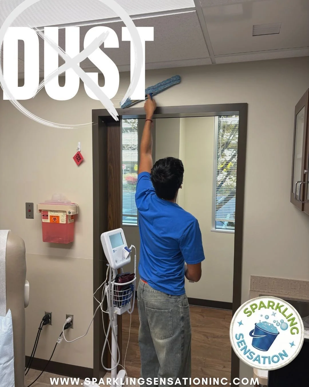 Dust bunnies? No thank you. 
Our team is here to make sure you office is as allergy-free as possible this spring. Give us a call to get your cleaning scheduled!
(509) 438-0603 | www.SparklingSenstionInc.com