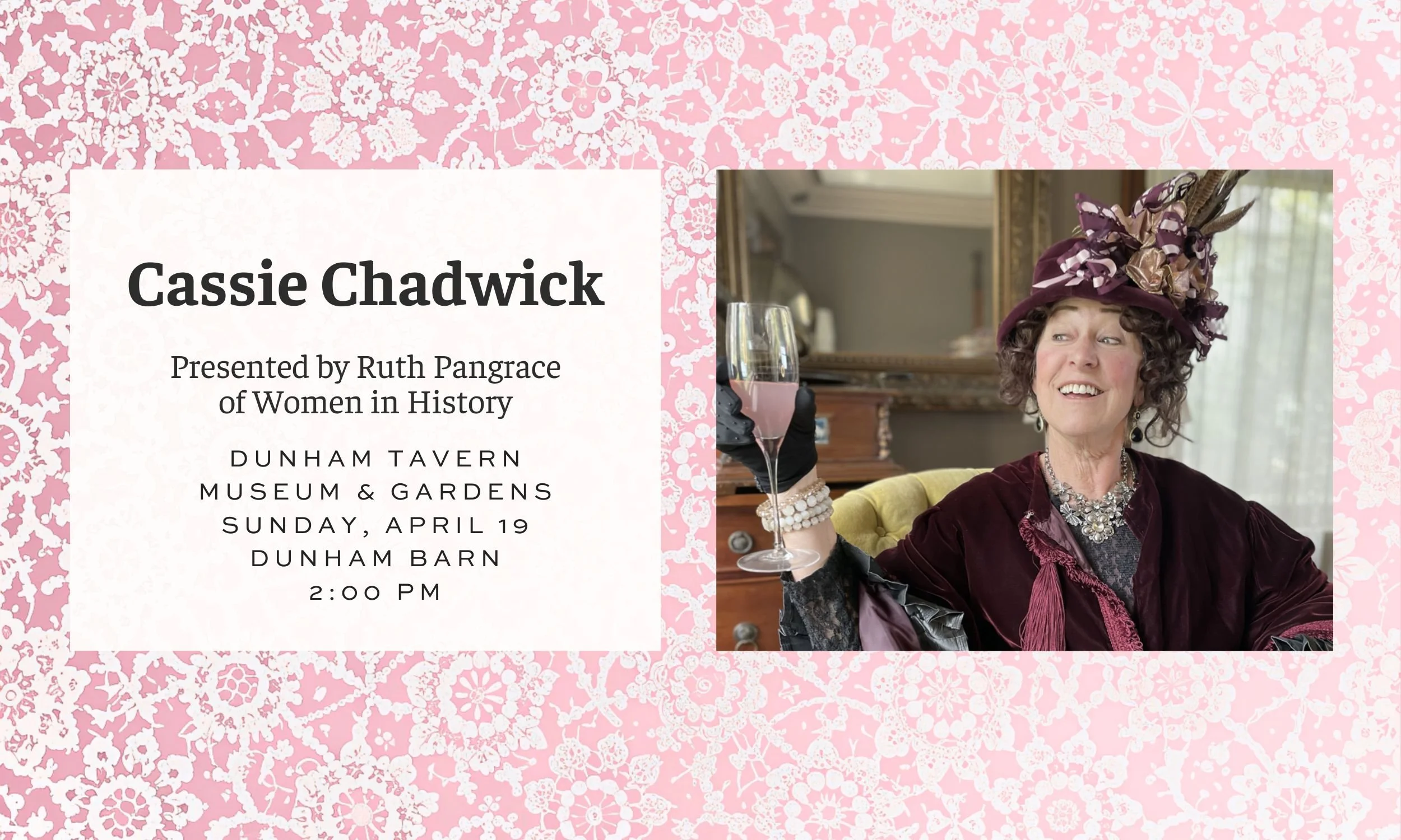 Women in History presents Cassie Chadwick