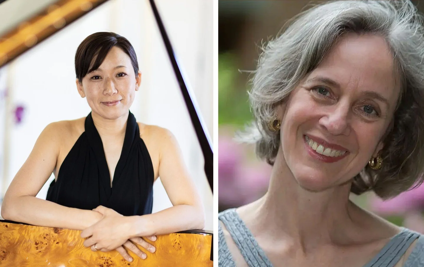 🎶 We are delighted to introduce you to our musical guests for Dream Weaver, our fundraiser on May 28th: meet pianists Yoko Greeney and Susan DeWitt Smith! 

⭐️ Yoko Greeney &bull; Collaborative pianist and chamber music visionary, Yoko Greeney is &q