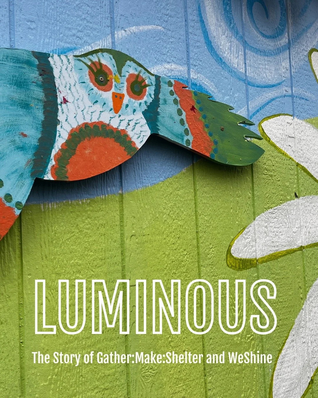 📣 New show alert! 📣

LUMINOUS | The Story of Gather:Make:Shelter and @weshinepdx 🧡

📆 May 23, 2026 - June 28, 2026
🎈 Opening Reception: @firstthursdayportland, June 4, 2026, 5:30-7:30pm
⏰ Gallery Hours: Saturdays &amp; Sundays 12-4pm or by appt
