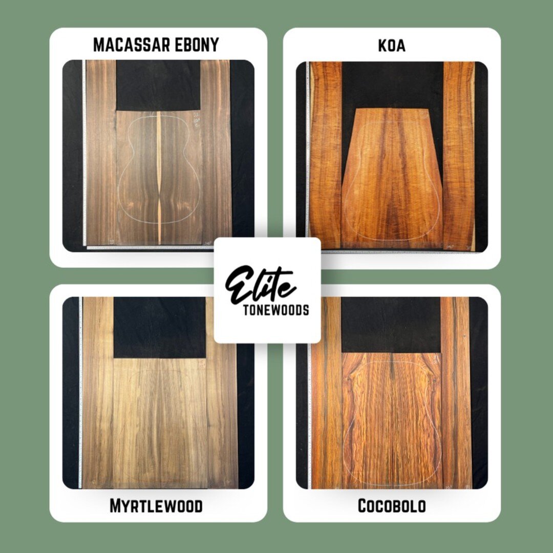 Lots of new product listed up this week for your consideration. I'm particularly impressed by the newest batch of Myrtlewood sets, they're a bit denser and more lively than usual.