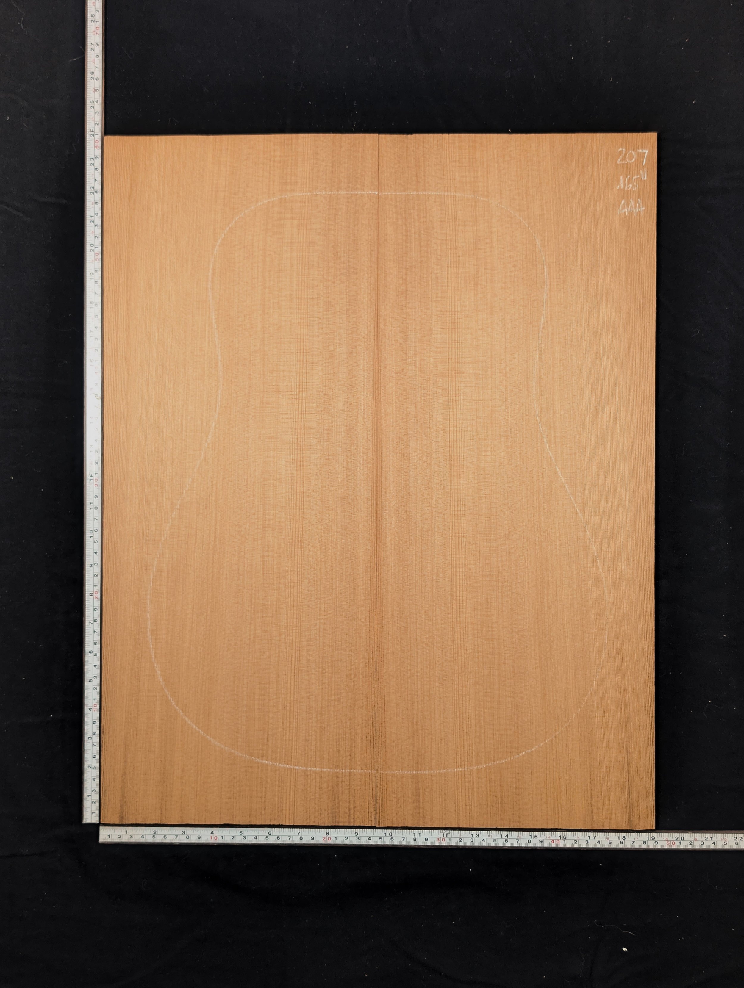 Redwood Guitar top 207