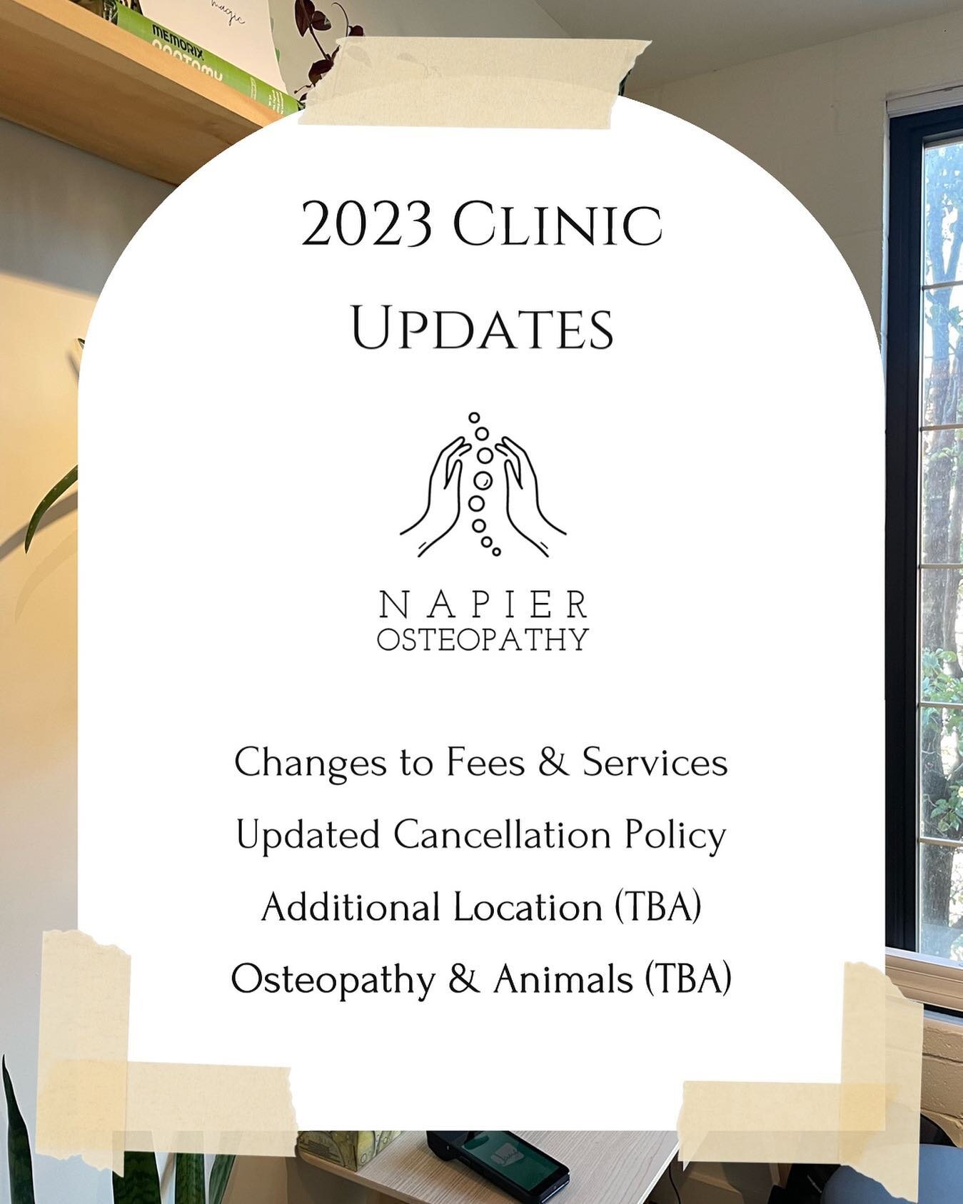 Clinical Updates in the upcoming months!

Thank you all for a wonderful 2022 and I look forward to more health and happiness this year 😁

All information can be found on my website in the &ldquo;What&rsquo;s New&rdquo; section located in the link in