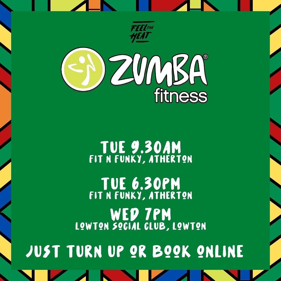 🧡💚🍑 ADULT CLASSES THIS WEEK 🍑💚🧡

💚 Zumba is a mix of high and low impact routines
🧡 Zumba Gold is all low impact routines
Both classes are dance fitness, no experience needed and a mix of pop, latin &amp; world rhythms 

🍑 Legs Bums &amp; Tu