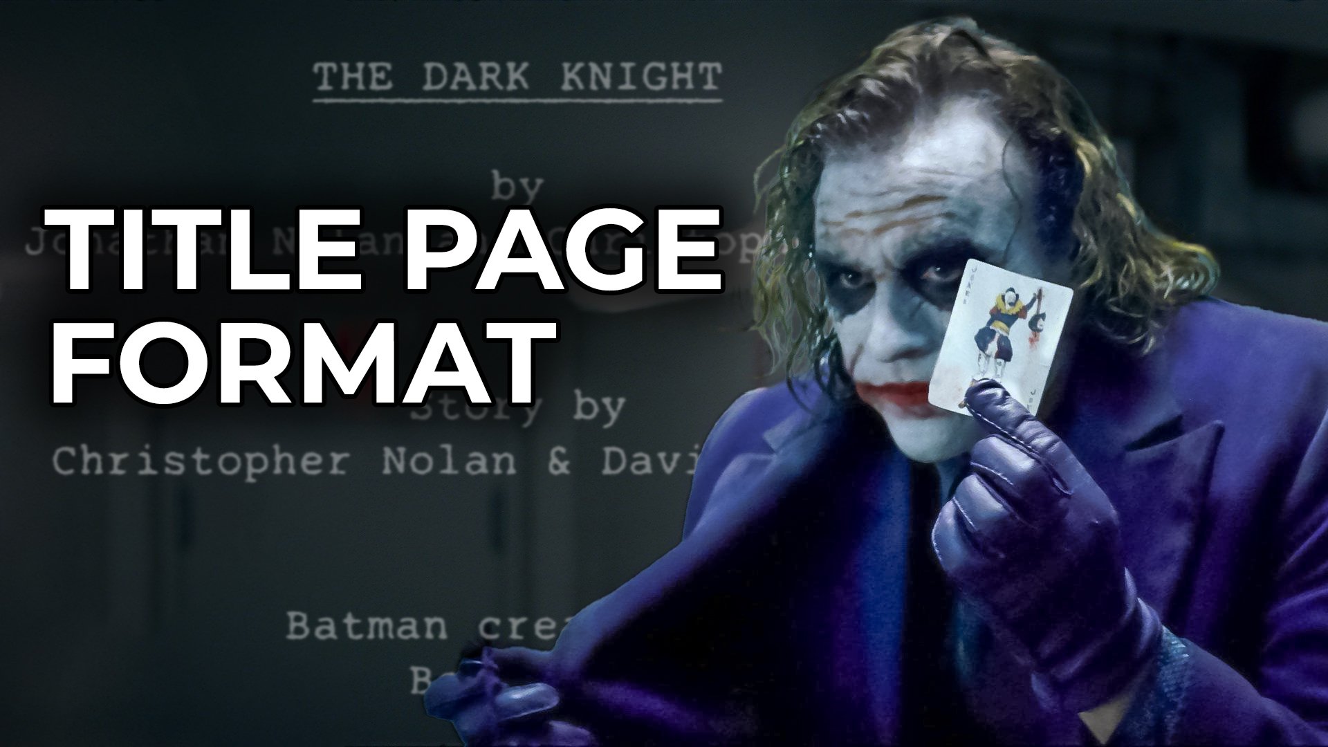 Is Your Title Page Making the Wrong First Impression?