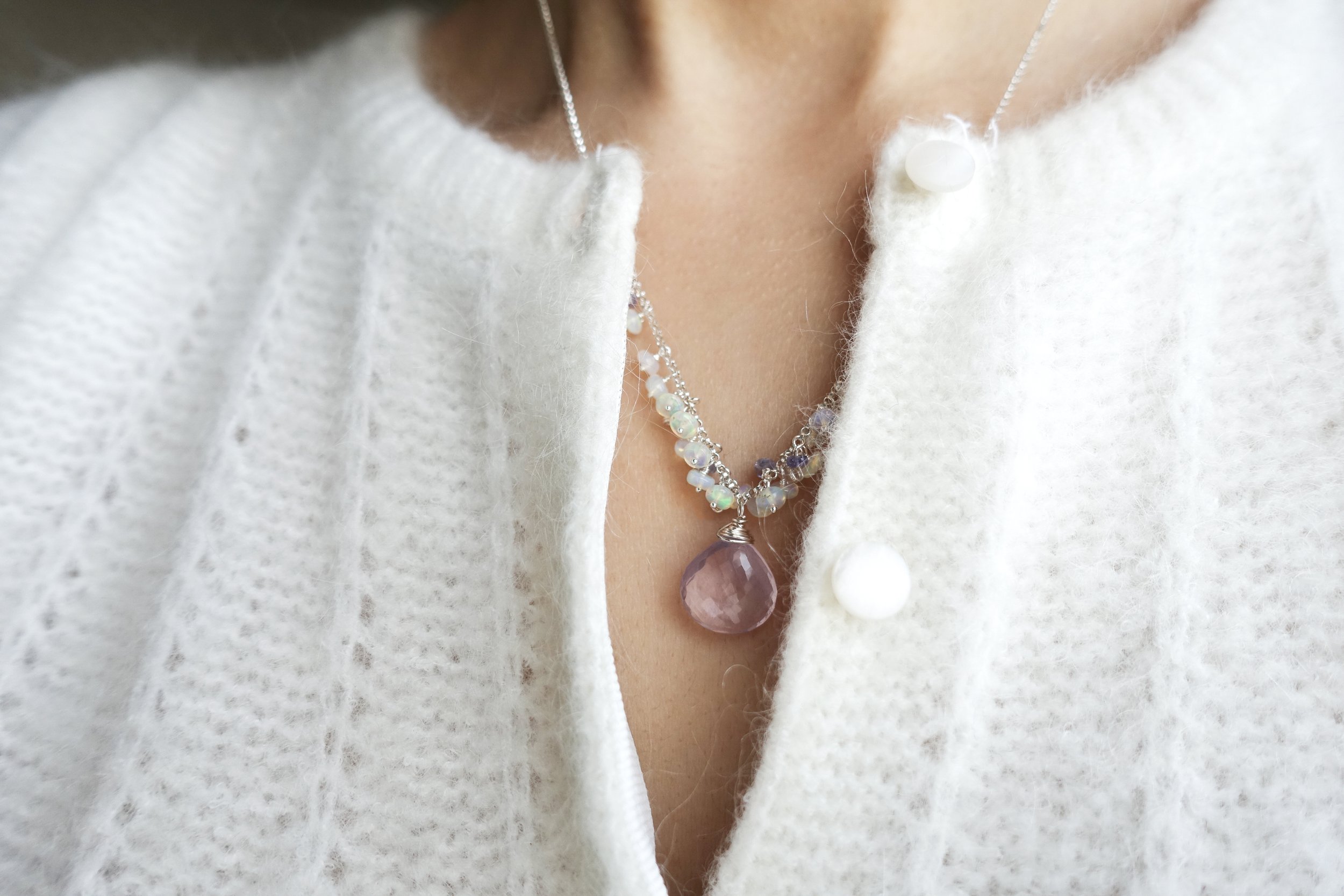 lavender auqrtz necklace on.jpg