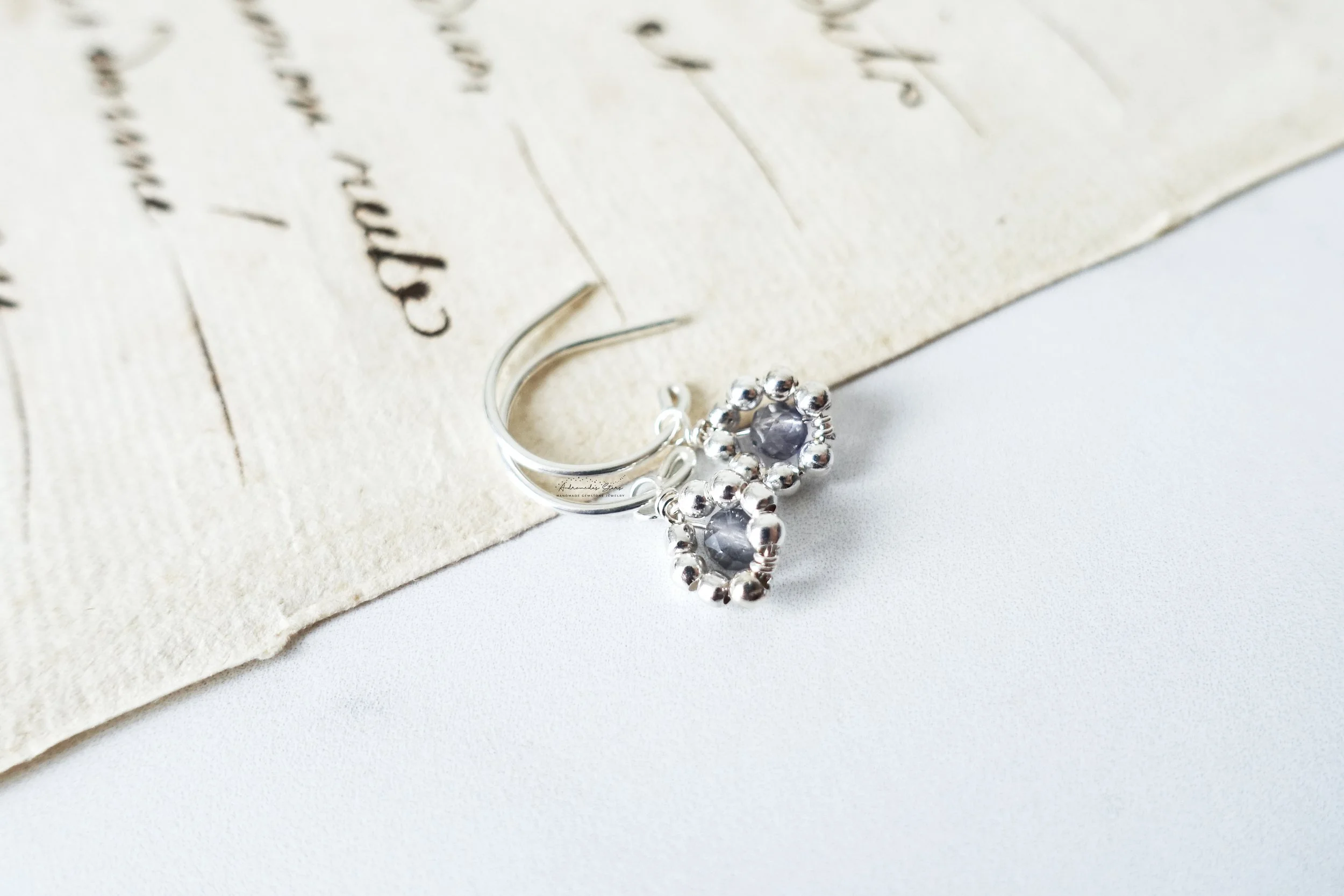 flower power ss iolite earrings script.jpg