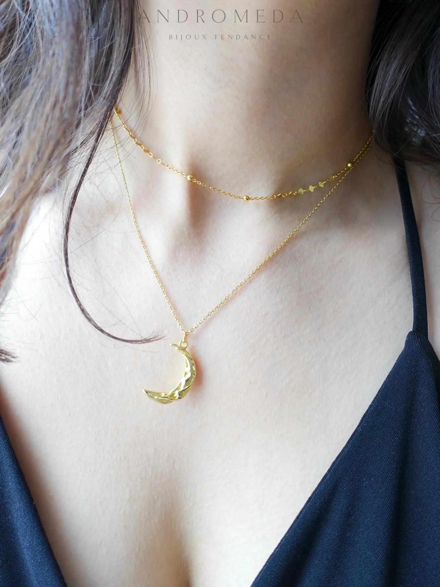 L&rsquo;ensemble parfait : nos colliers Amandine et Serena 🌙