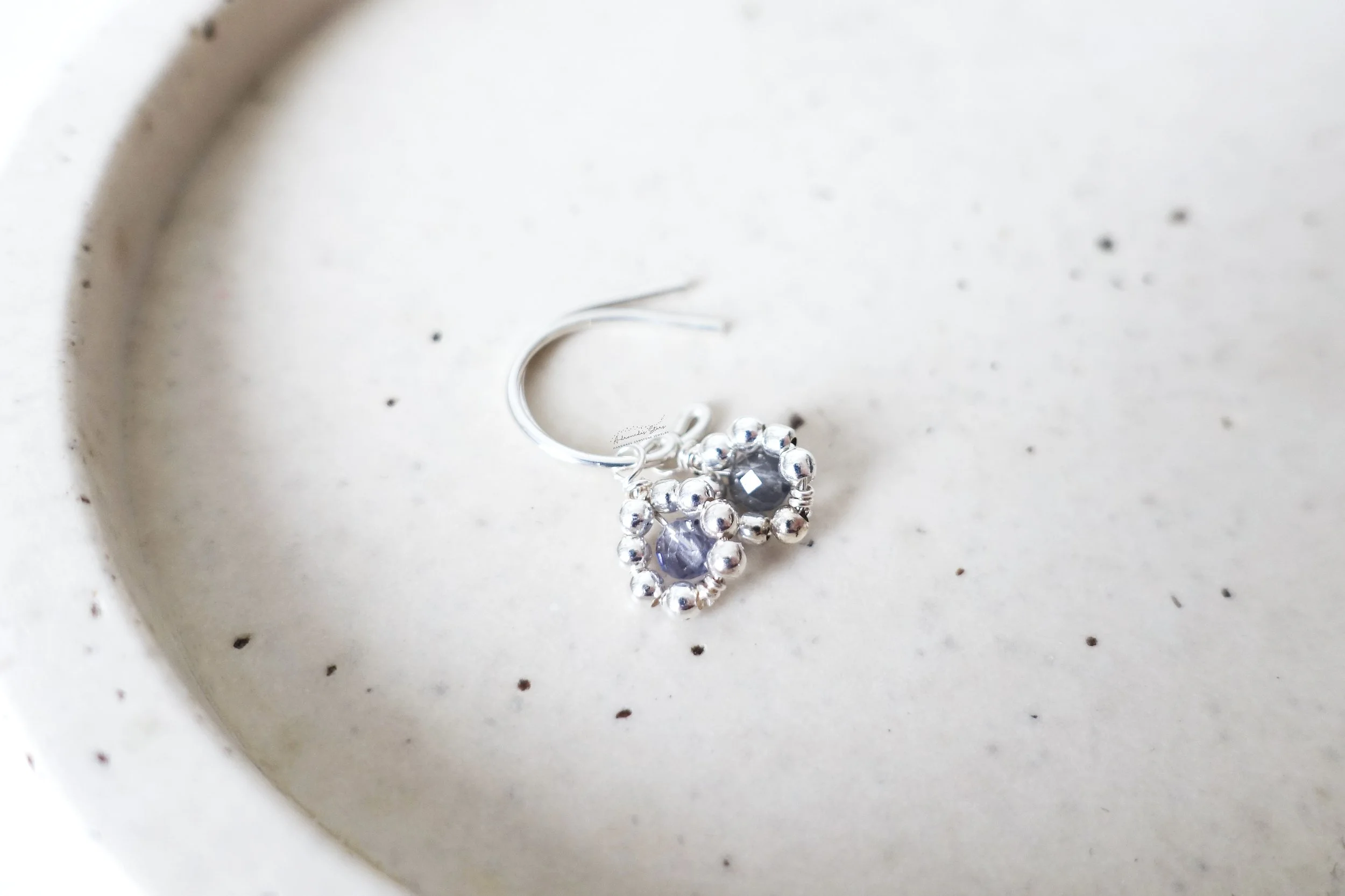 flower power iolite ss earrings tray.jpg