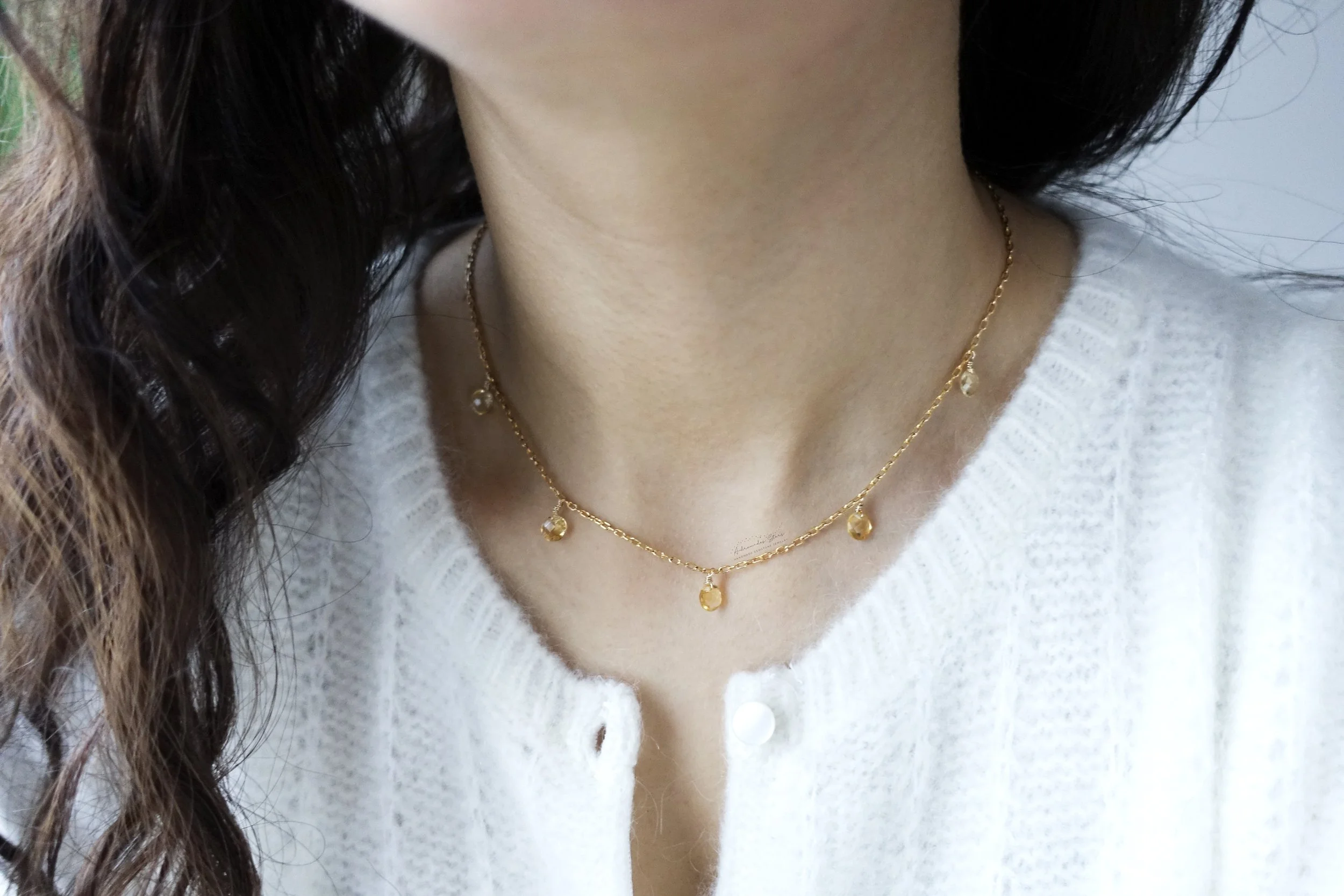 citrine choker gold fill model.jpg