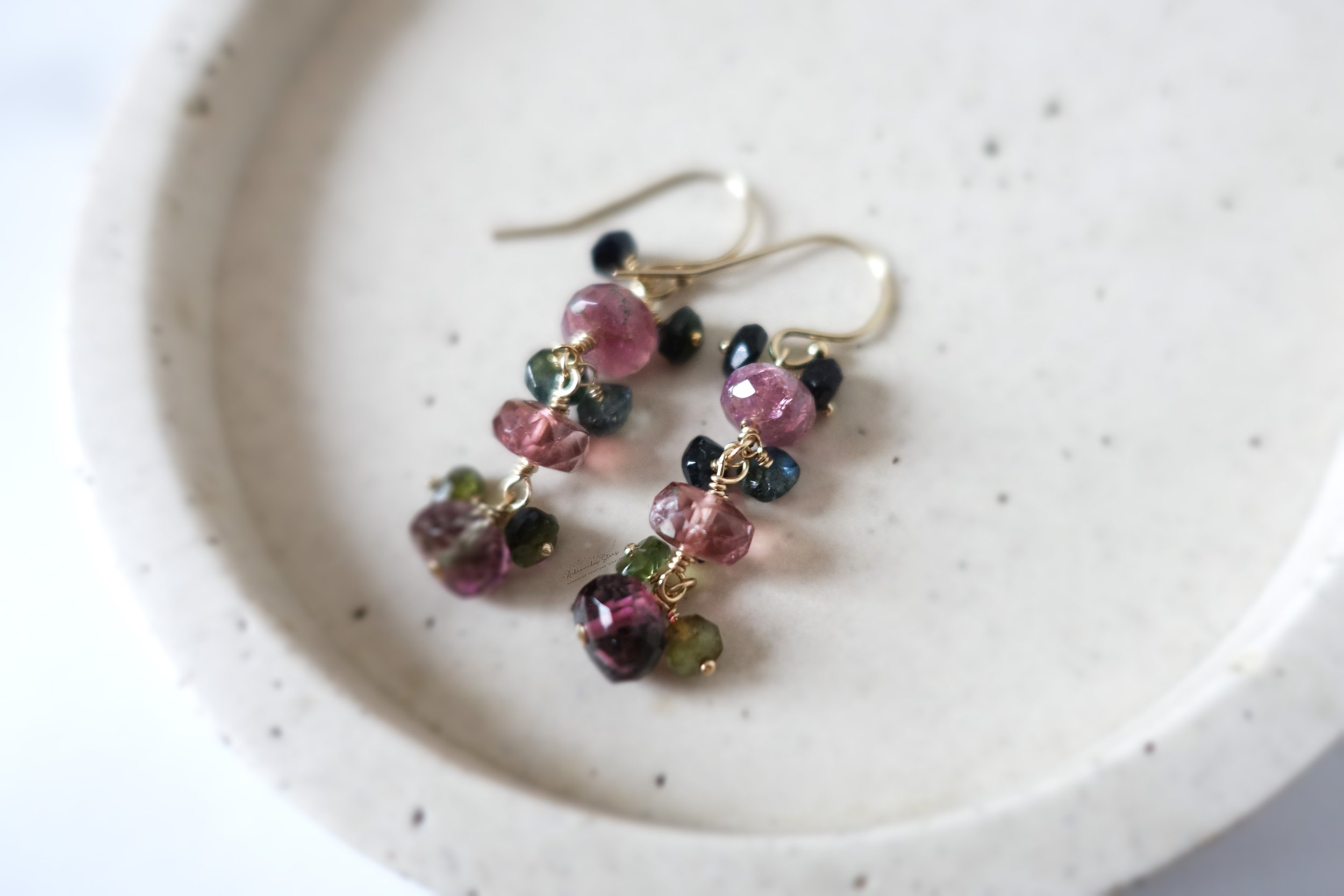watermelon tourmaline earrings tray.jpg