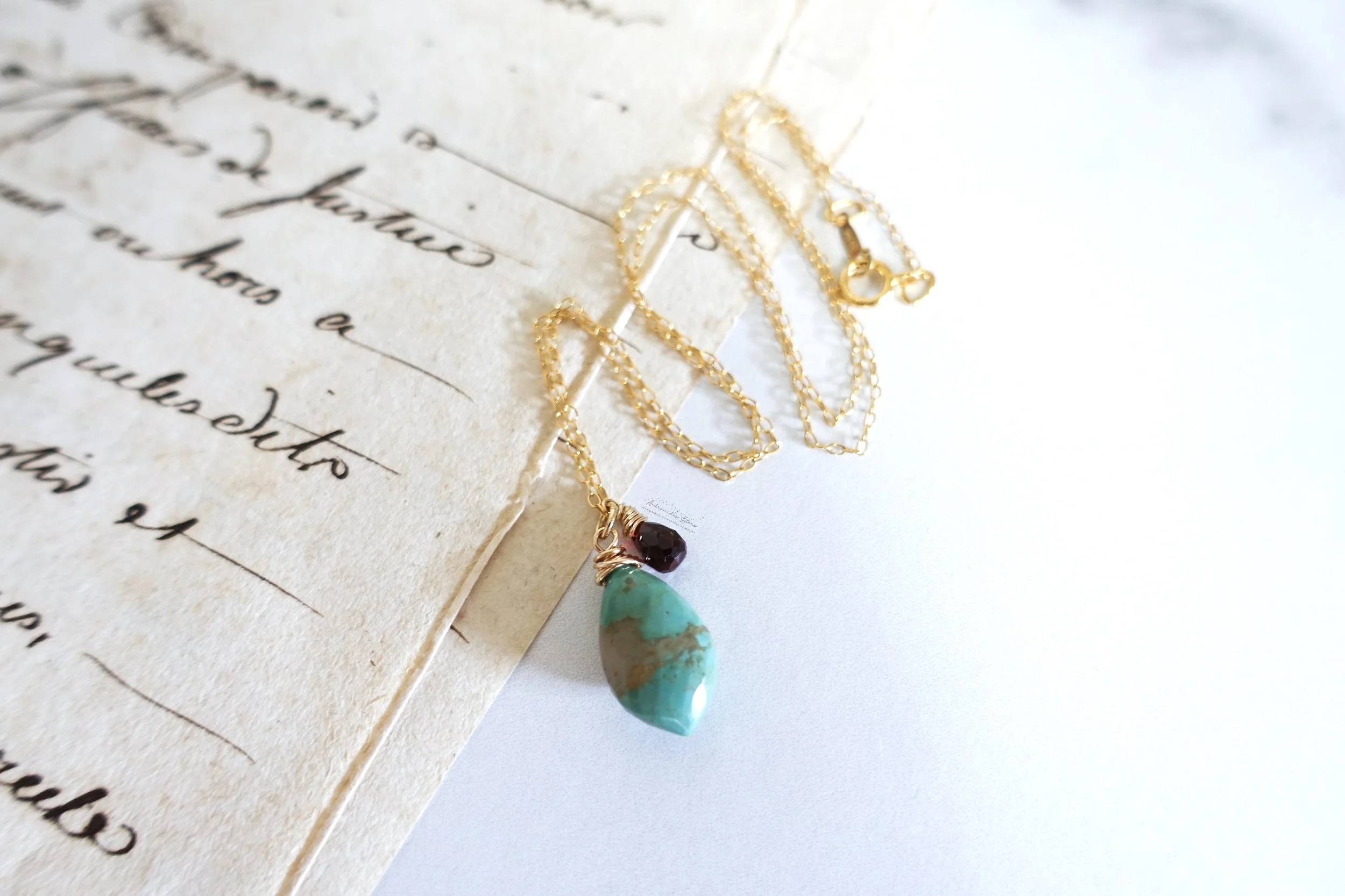 kingman turquoise script necklace.jpg