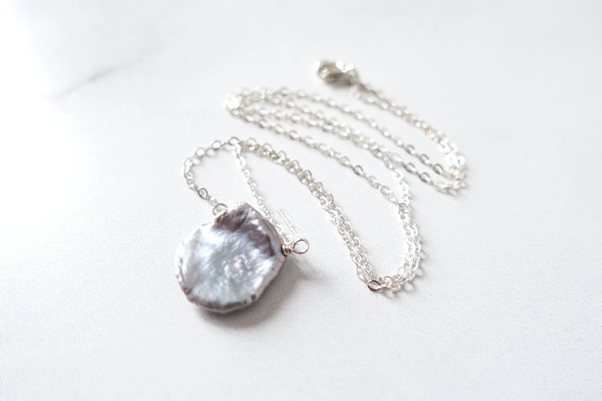 keshi pearl necklace ss chain closeup.jpg
