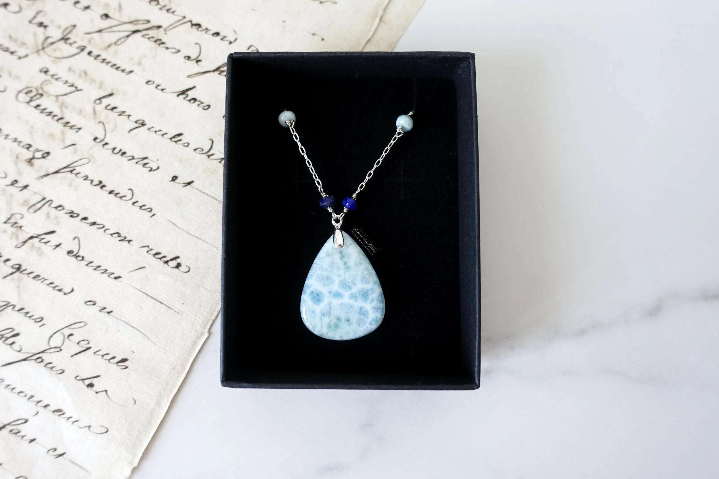 larimar lapis necklace ss black box.jpg