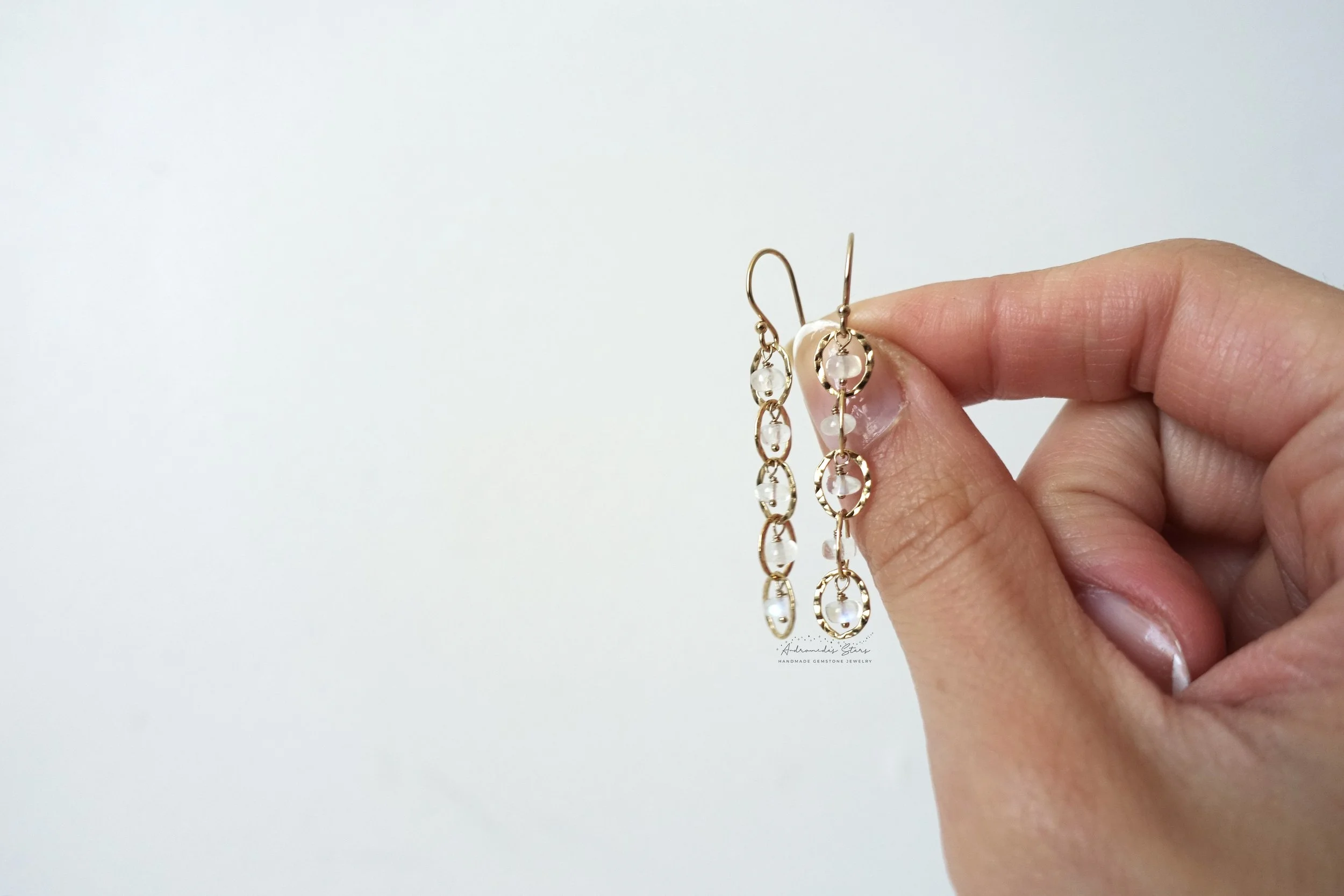moonstone dangle earrings chain hoops gf hands.jpg