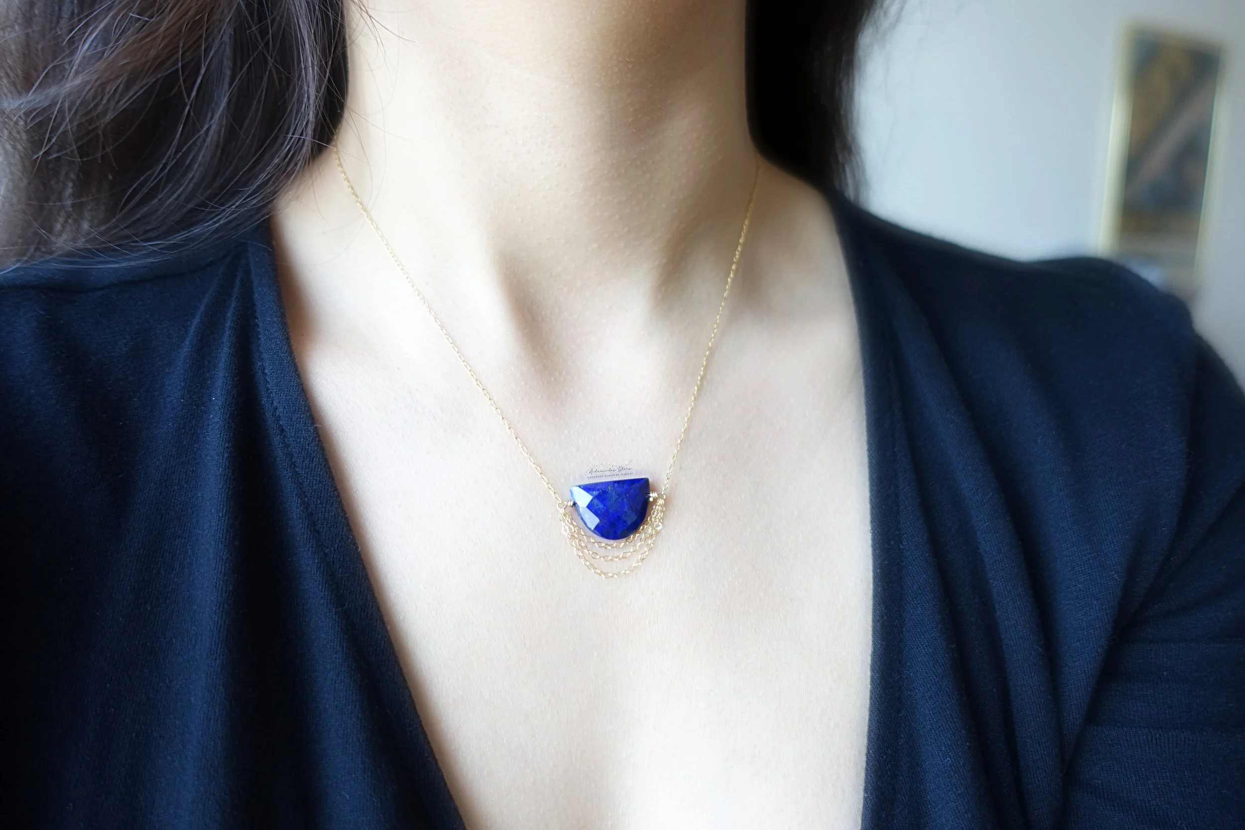 lapis lazuli chain necklace model.jpg