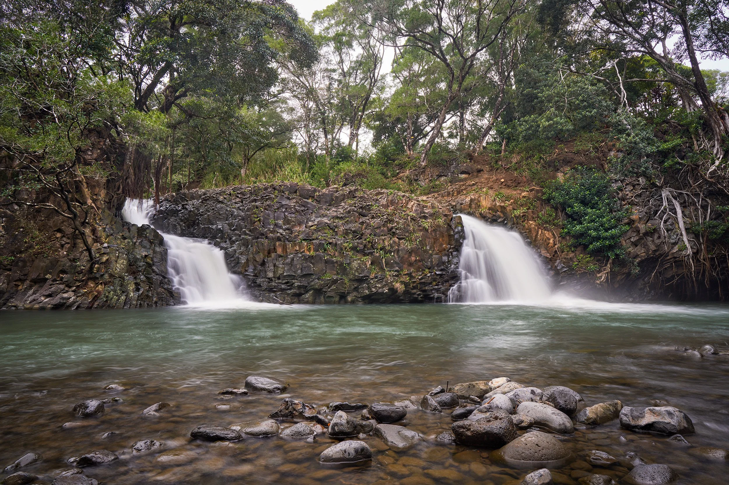 Twin Falls on Maui, Hawaii