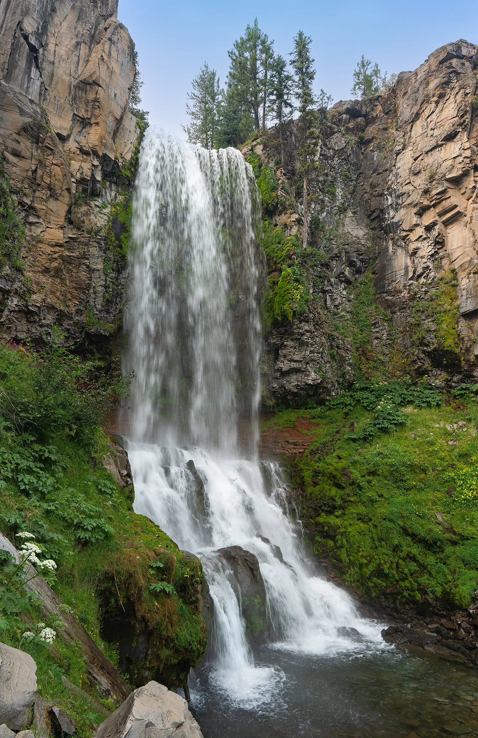 Tumalo Falls in the Deschutes National Forest