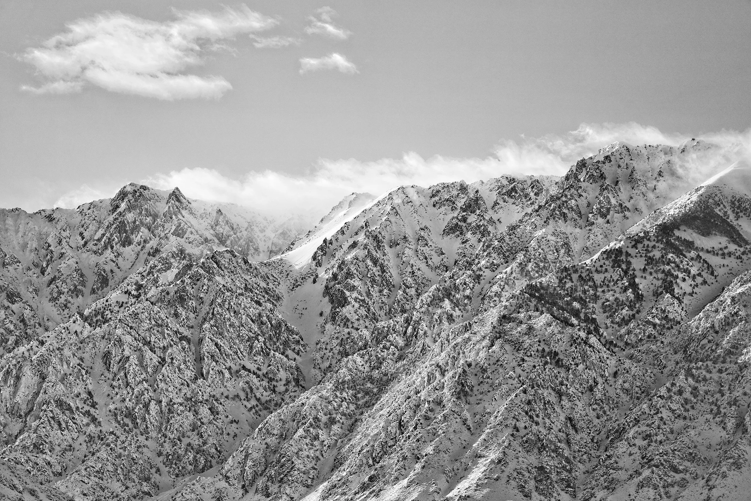 Mountain Range near Mammoth Lakes, California