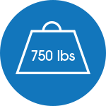 750 lb Weight Capacity
