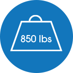850 lb Weight Capacity