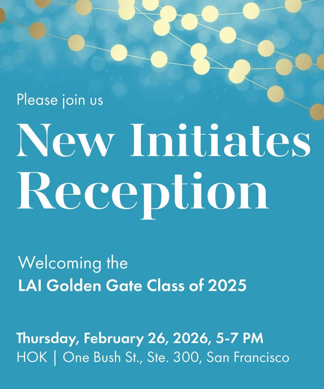 New Initiate Reception 