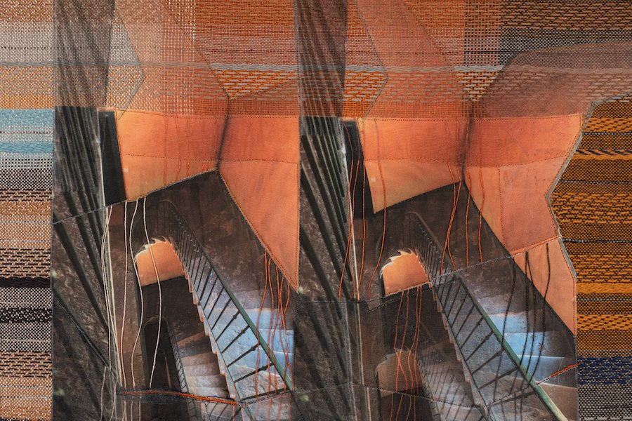 Threads of Time/ Lyon Weavers’ Staircase #3, detail
