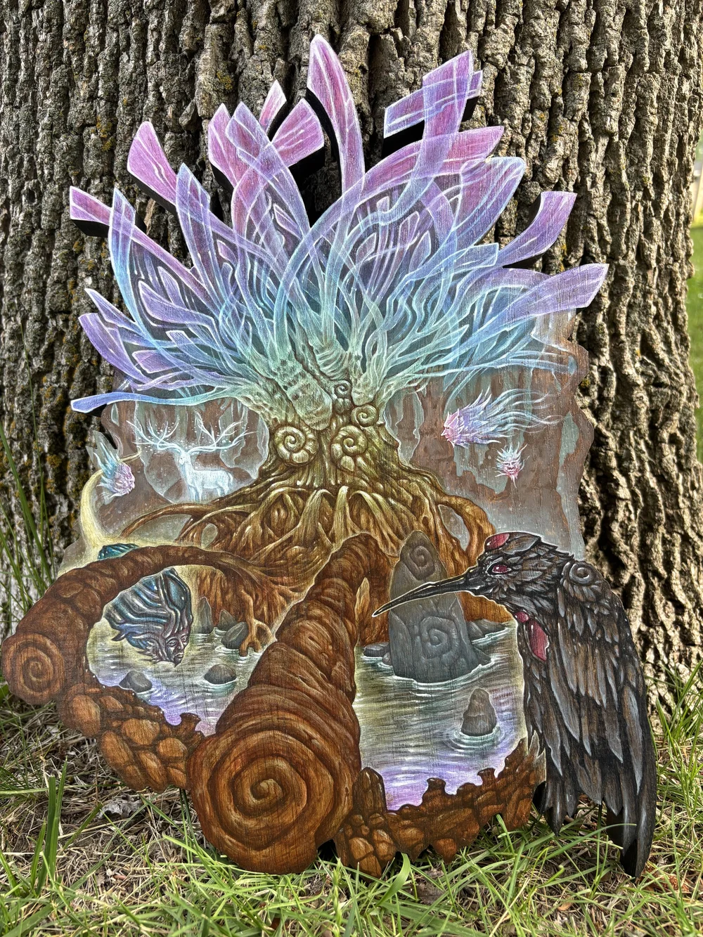 Astral Convergence at the Spirit Tree — Zachary Brown