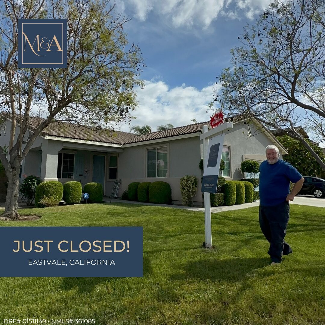 JUST CLOSED 🎉 Eastvale, California.

All smiles from our happy seller, check out our success story:
✓ From sale pending to sold in only 17 days! 
✓ Multiple offers all ABOVE list price. 
✓ Closed early by nearly 2 weeks ahead of schedule. 

Let's ke