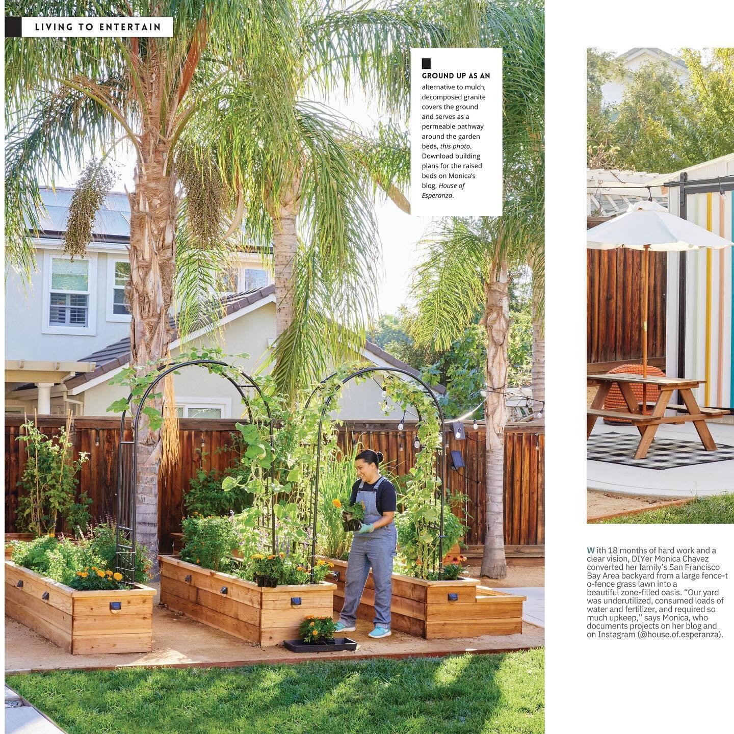 Friends! We are in a magazine!! 🥳🎉🎊🤭

Lots of hard work, time, and energy has gone into creating outdoor spaces we love AND use.

Honored it was noticed and we were asked be in the latest issue of Outdoor Living magazine, which is now at newsstan