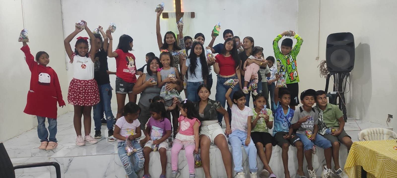 Las Iguanas children's Christmas party 