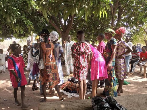 Clothes distribution Ghana
