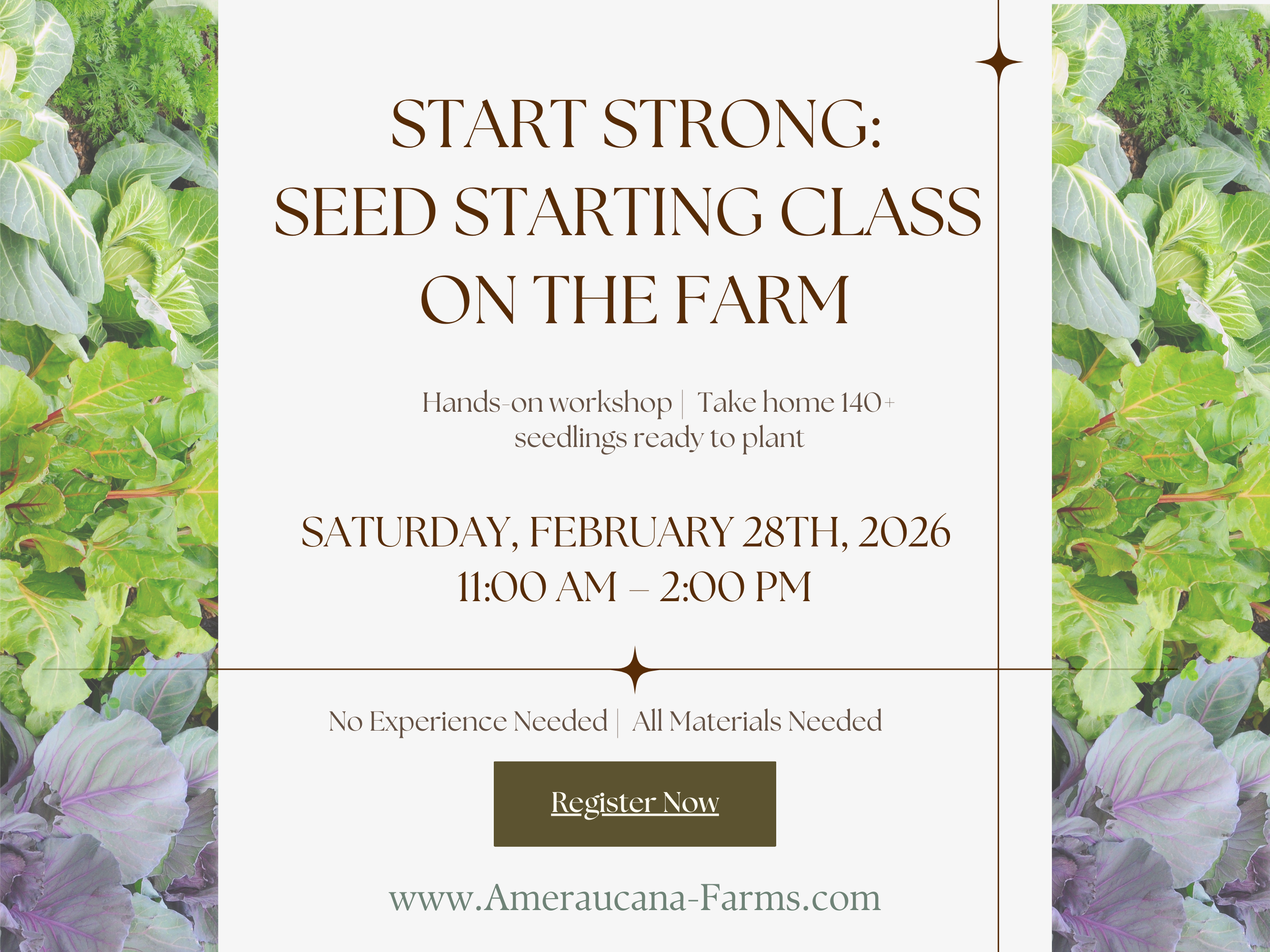 Seed Starting Class | February 28th