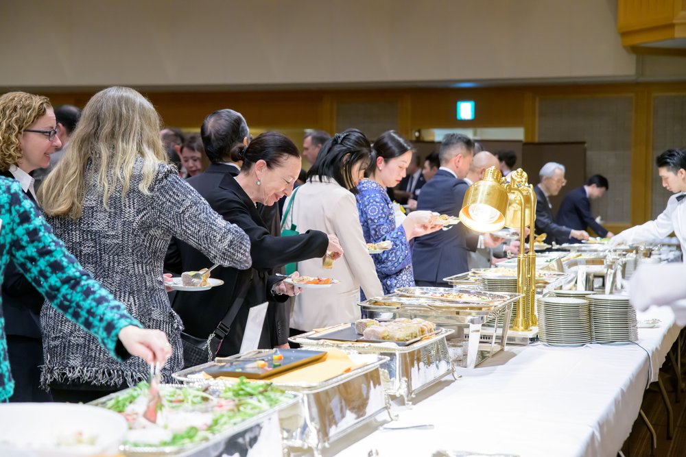  More than 270 attendees joined in on the festivities of the night, including a well catered meal at the Imperial Hotel Tokyo. 