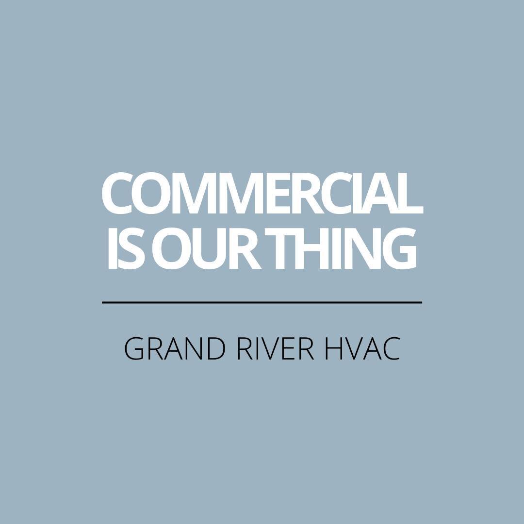 Are you looking for commercial HVAC work by a company that aren't going to charge you up the ying-yang just because you're commercial? ⁠
⁠
Call us. ⁠
⁠
Grand River HVAC offers a wide range of professional commercial heating and cooling solutions for 