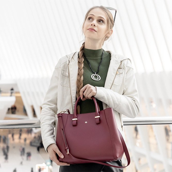 15 Sustainable Handbags And Purses We're Eyeing For 2023 — The Good Trade |  Handbag Shoulder Scarf Decor Lady Crossbody Tote Leather Messenger |  