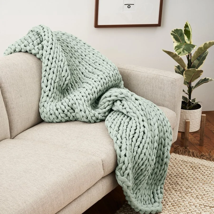 9 Sustainable Weighted Blankets Made With Organic Materials — The Good