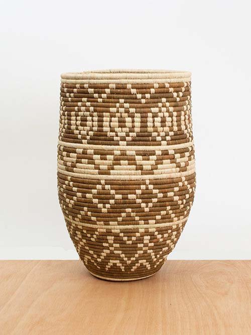 Eco-Friendly Storage Baskets: Made Trade, KAZI's Imani Short Floor Basket
