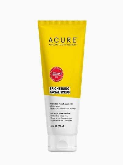 Exfoliating Face Scrubs; ACURE's Brightening Facial Scrub