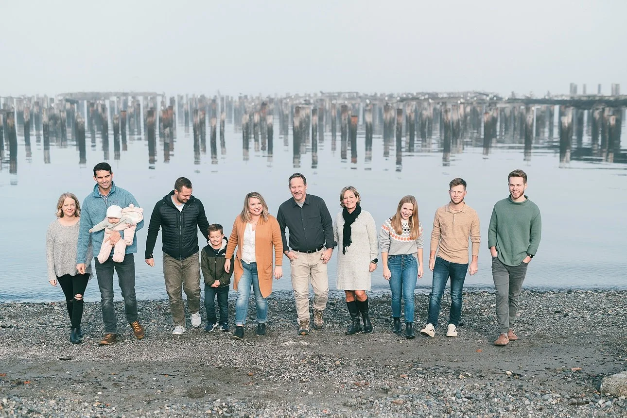 Stevens Family | Foggy Winter Session along the Tacoma Waterfront