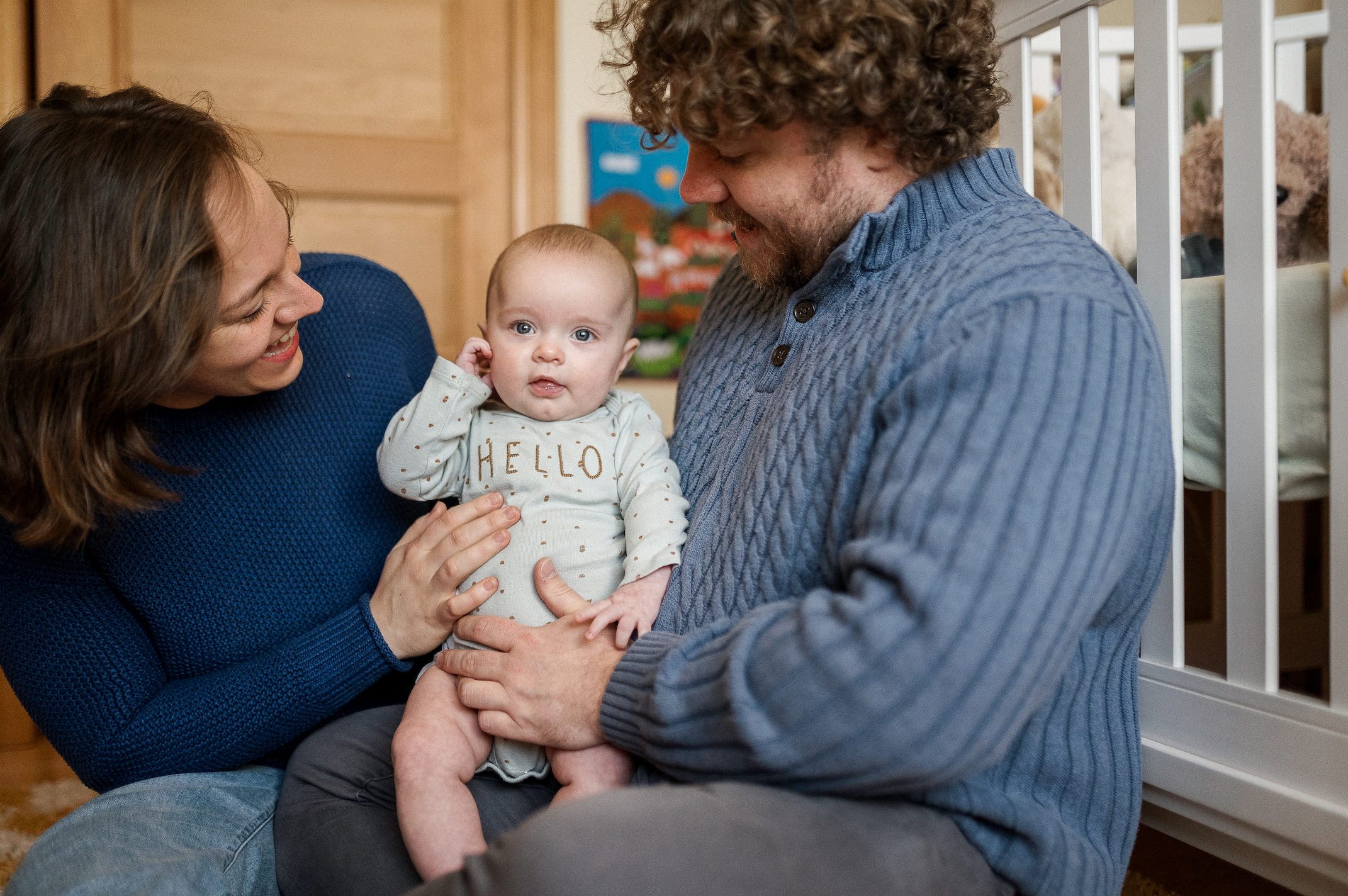 A Cozy, Intimate In Home Session with the Stallard Family