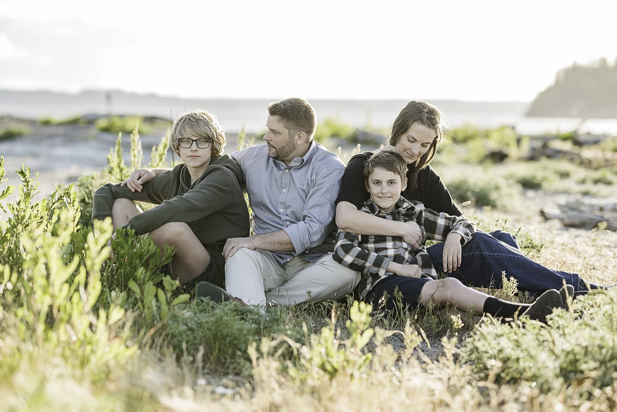 Planning Photos at Bella Bella Beach | Fox Island Family Photographer