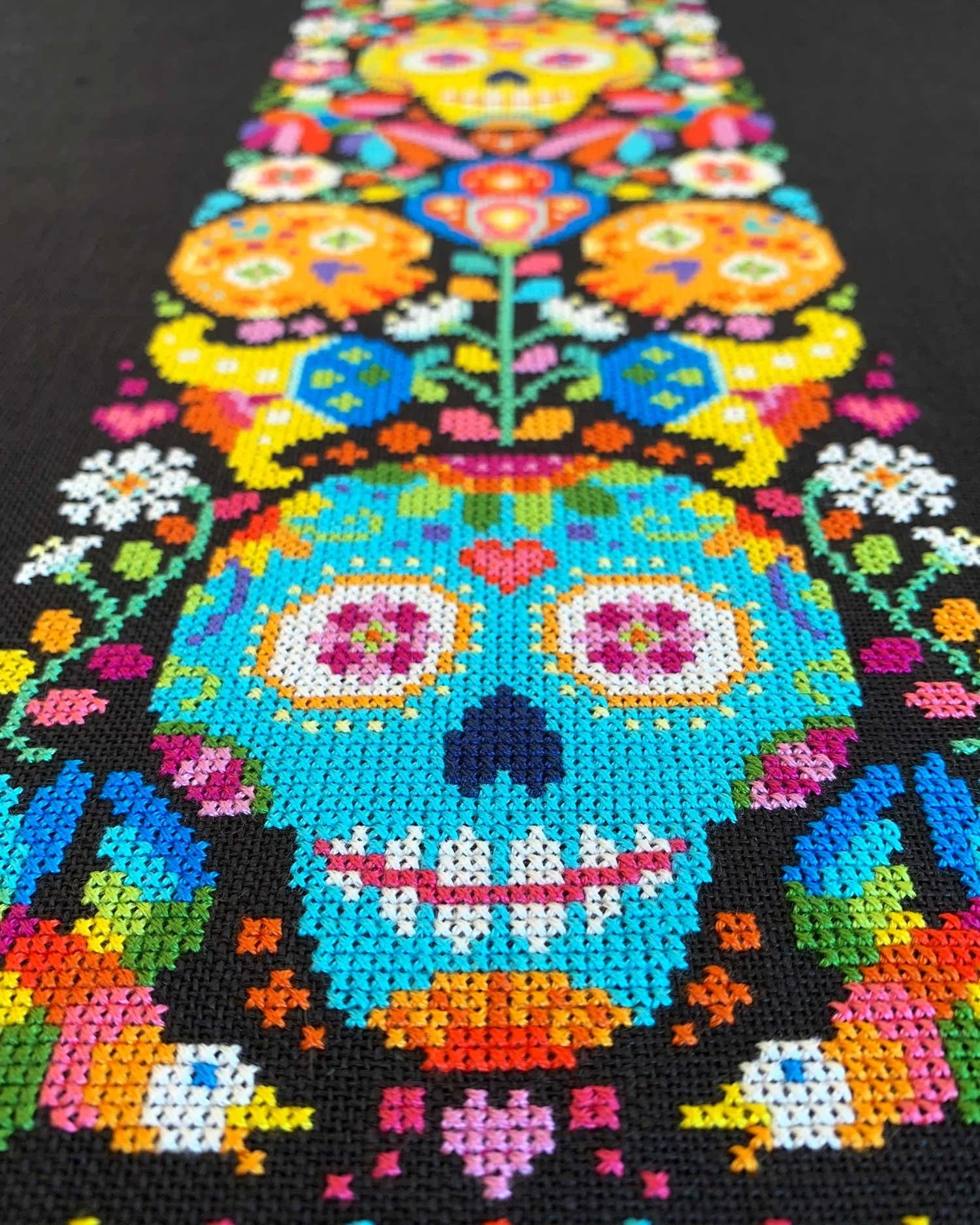 Memento Mori - printed cross stitch chart — Satsuma Street